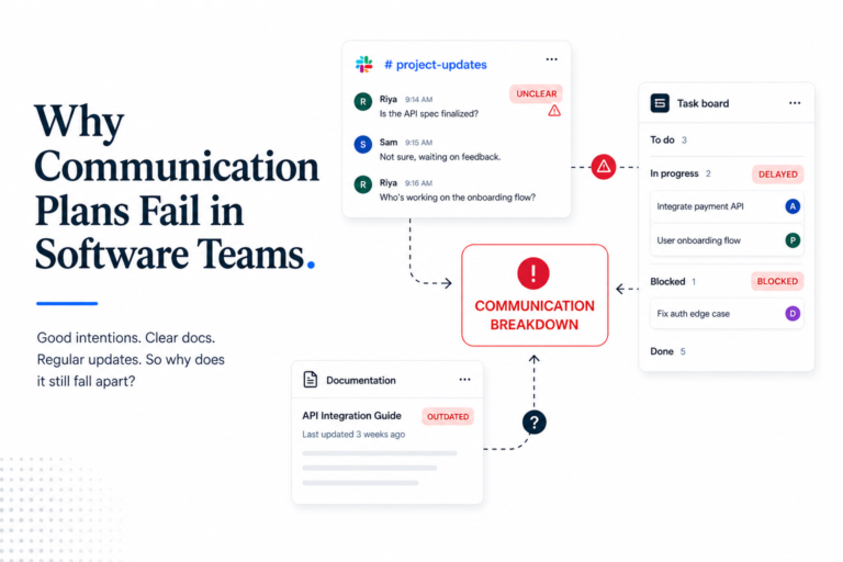 communication plans fail in software teams